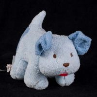 Old Navy Puppy Dog Blue Plush Lovey Rattle